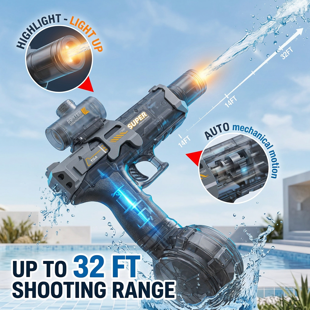 Pistola De Agua Electrica