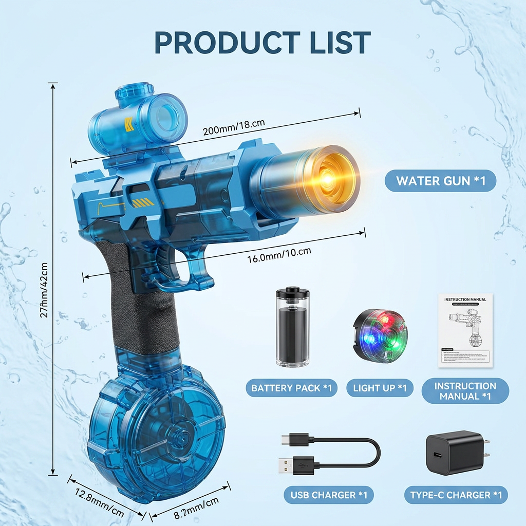 Pistola De Agua Electrica